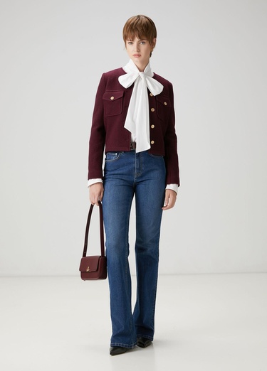  Beymen Club Kadın Mavi Taşlı Slouchy Jean Pantolon