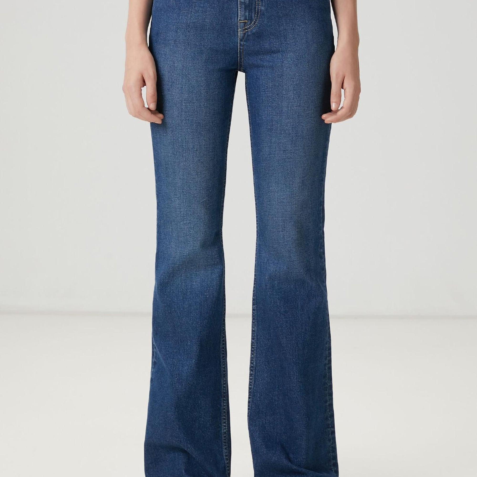 Beymen Club Kadın Mavi Taşlı Slouchy Jean Pantolon