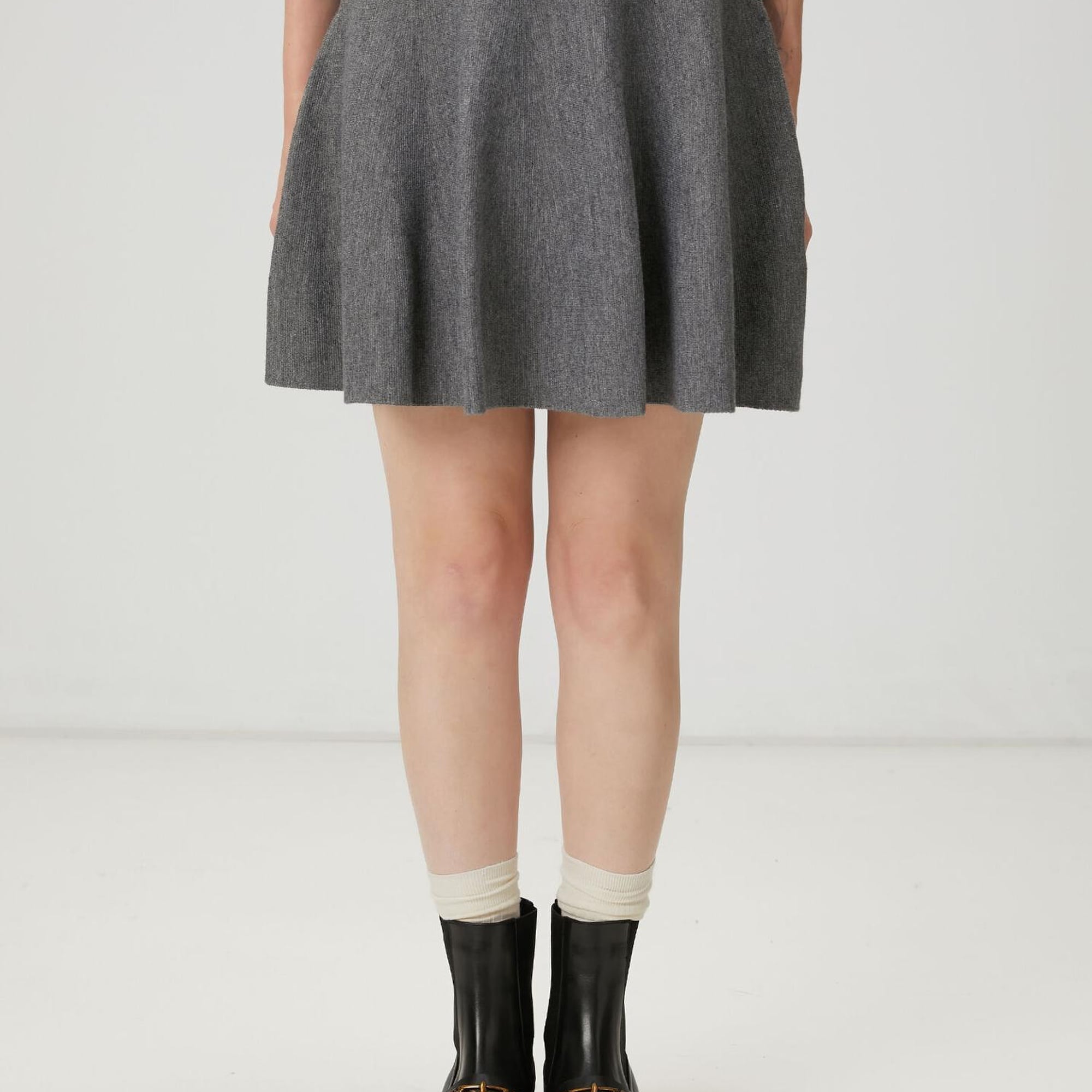 Beymen Club Kadın Gri Mini Triko Etek