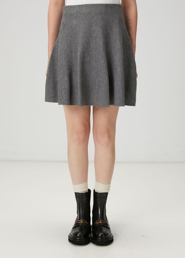  Beymen Club Kadın Gri Mini Triko Etek