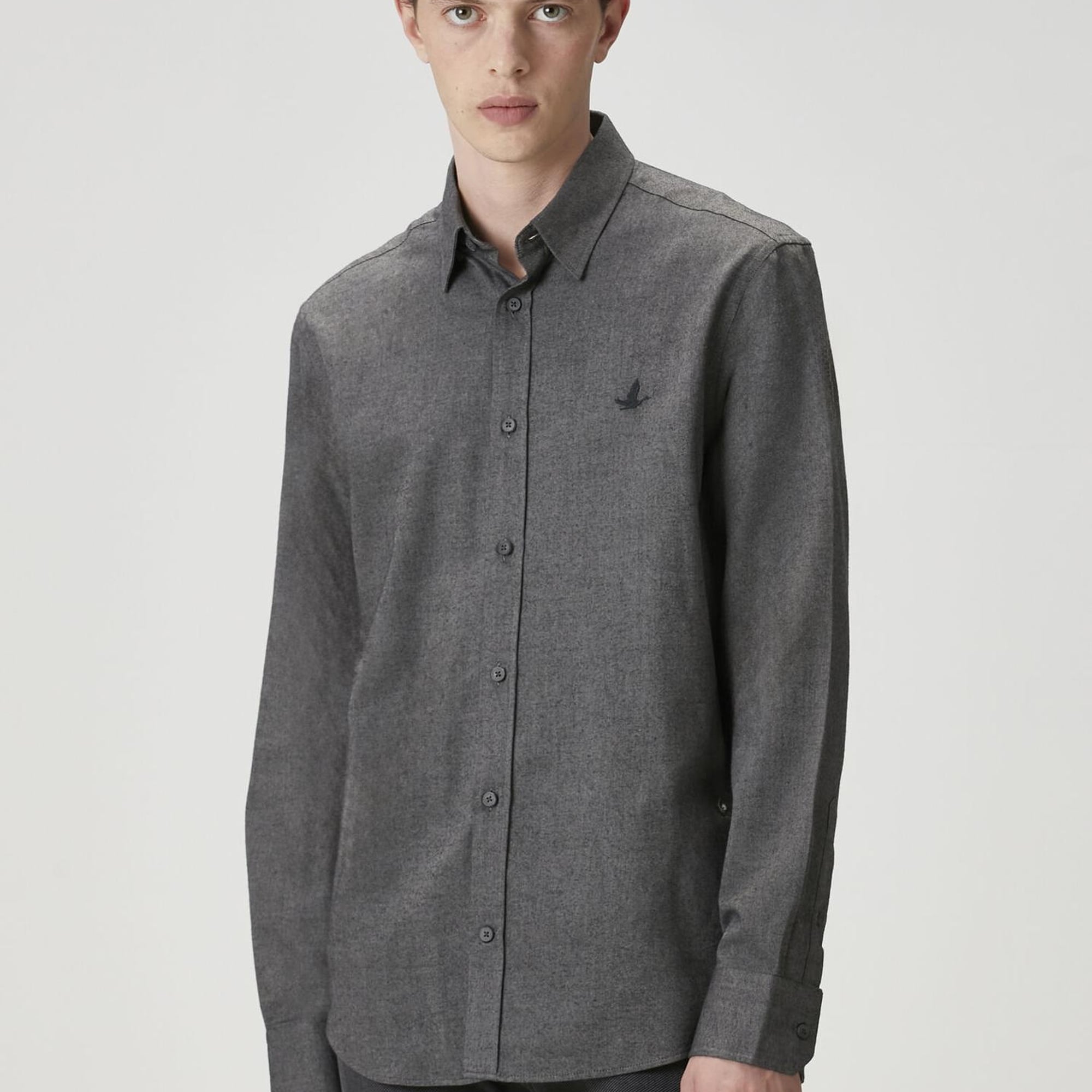 Beymen Club Erkek Comfort Fit Antrasit Gömlek