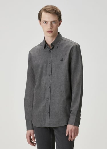  Beymen Club Erkek Comfort Fit Antrasit Gömlek