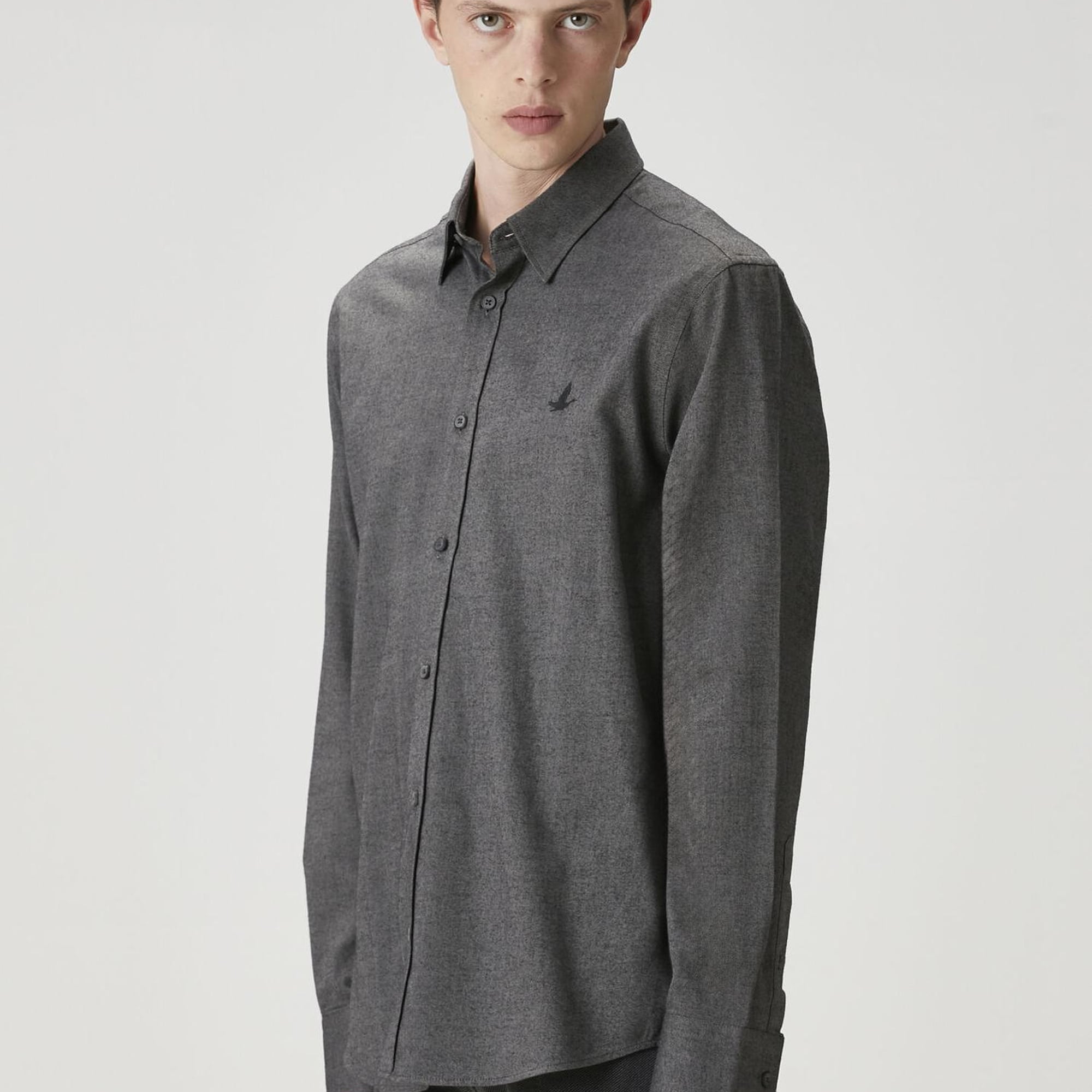 Beymen Club Erkek Comfort Fit Antrasit Gömlek