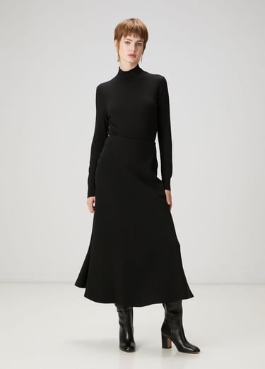  Beymen Club Kadın Siyah Midi Krep Etek