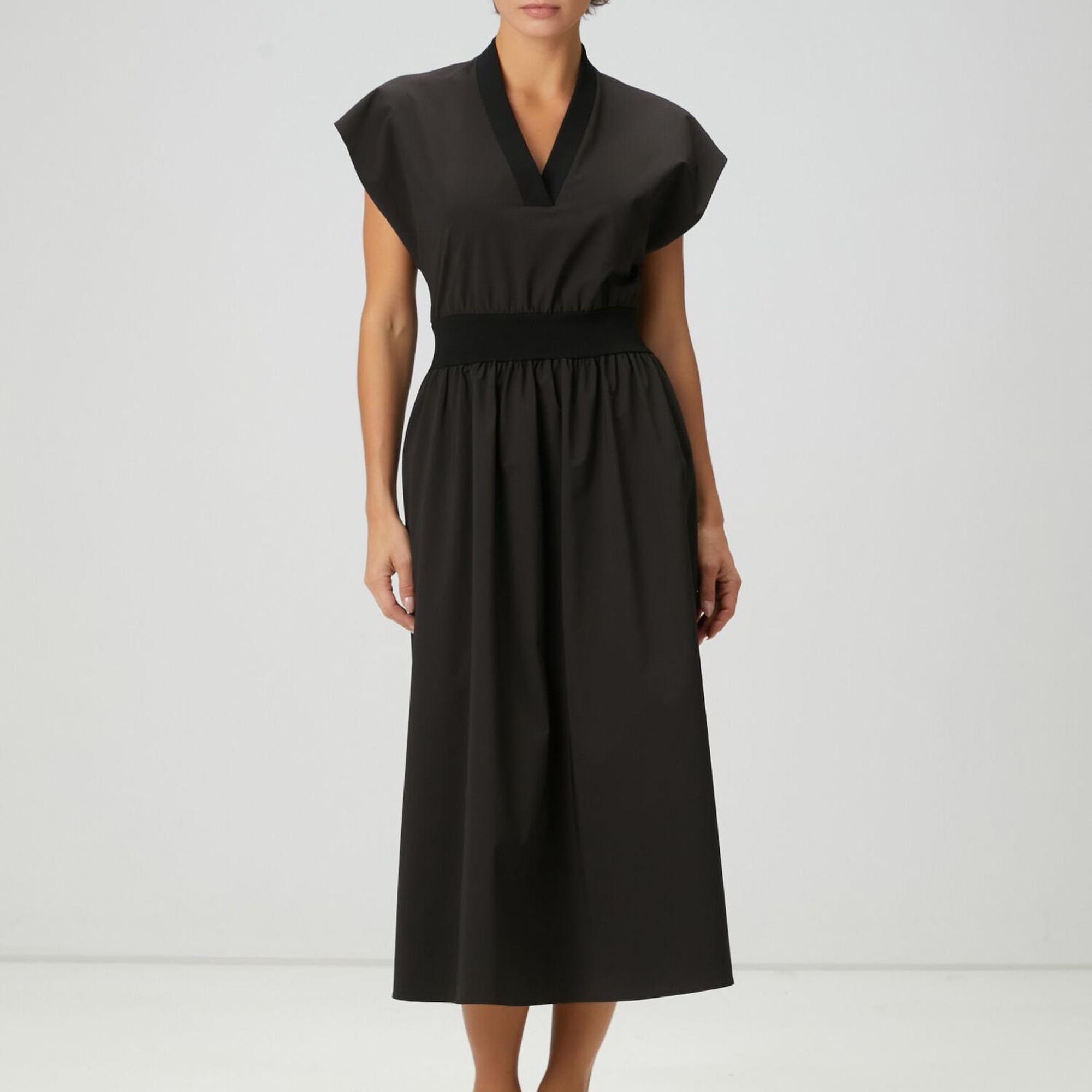 Beymen Club Kadın Siyah Midi Elbise