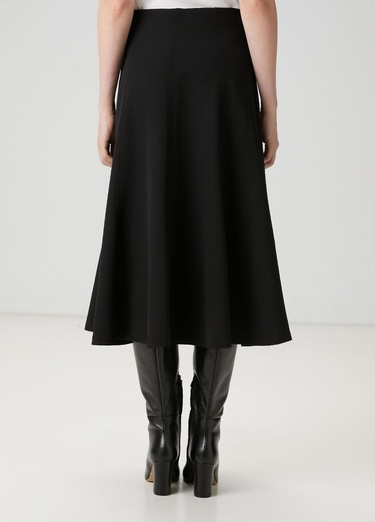  Beymen Club Kadın Siyah Midi Kloş Etek