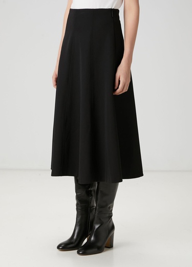  Beymen Club Kadın Siyah Midi Kloş Etek