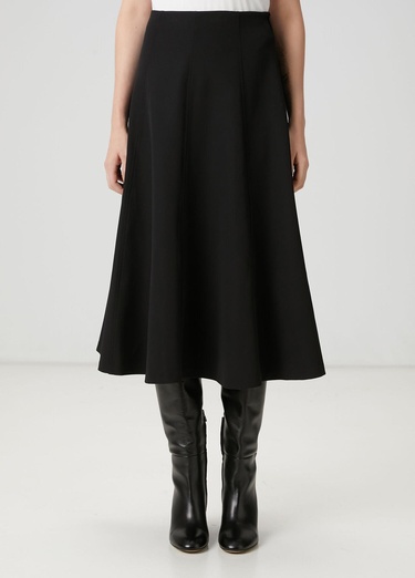  Beymen Club Kadın Siyah Midi Kloş Etek