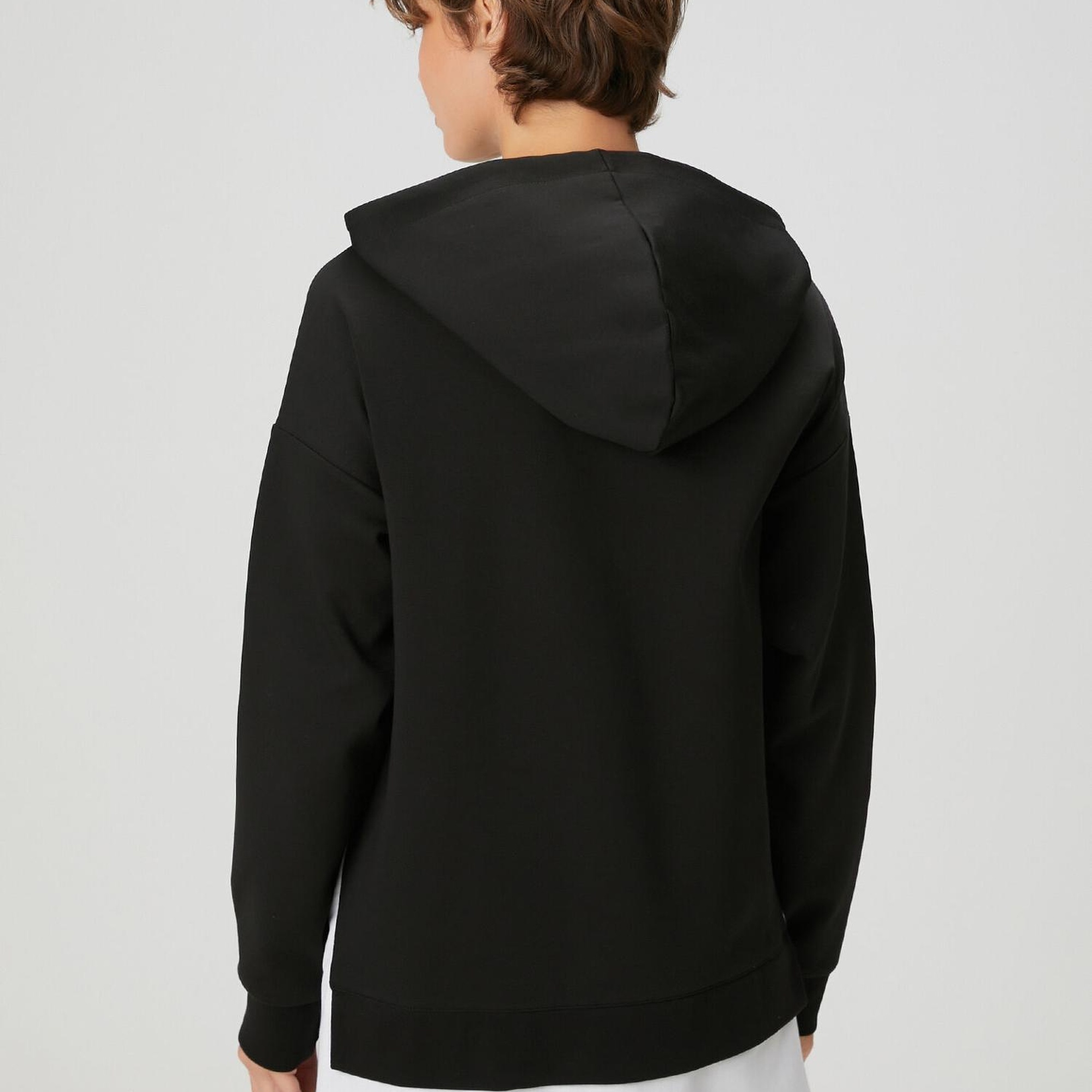 Beymen Club Kadın Siyah Kapüşonlu Gömlek Detaylı Sweatshirt