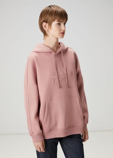  Beymen Club Kadın Gül Kurusu Kapüşonlu Sweatshirt