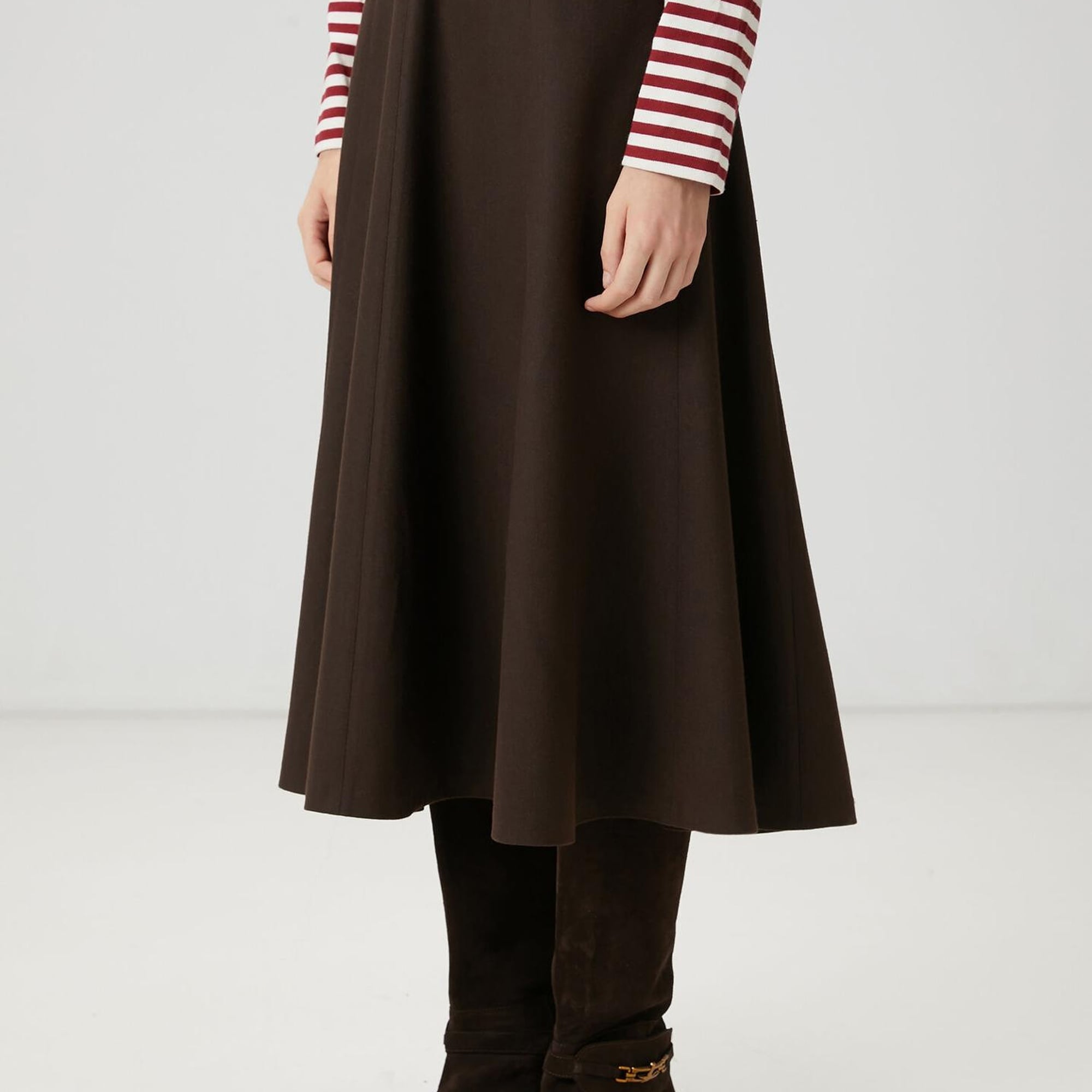 Beymen Club Kadın Kahverengi Midi Etek