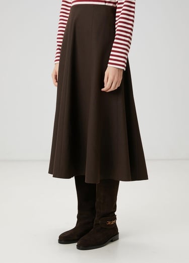  Beymen Club Kadın Kahverengi Midi Etek