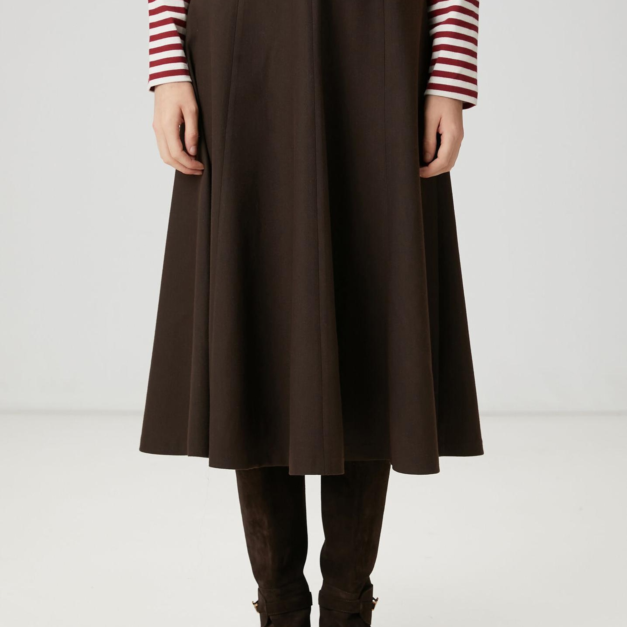 Beymen Club Kadın Kahverengi Midi Etek