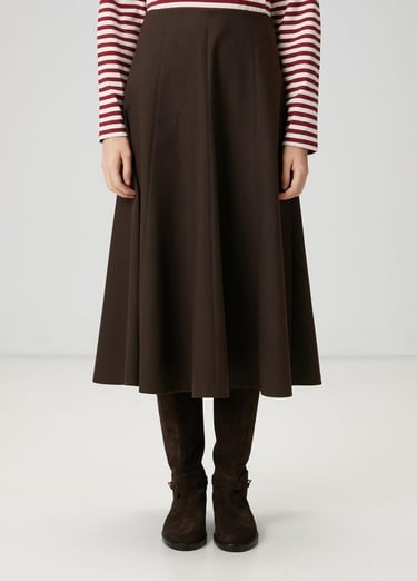  Beymen Club Kadın Kahverengi Midi Etek