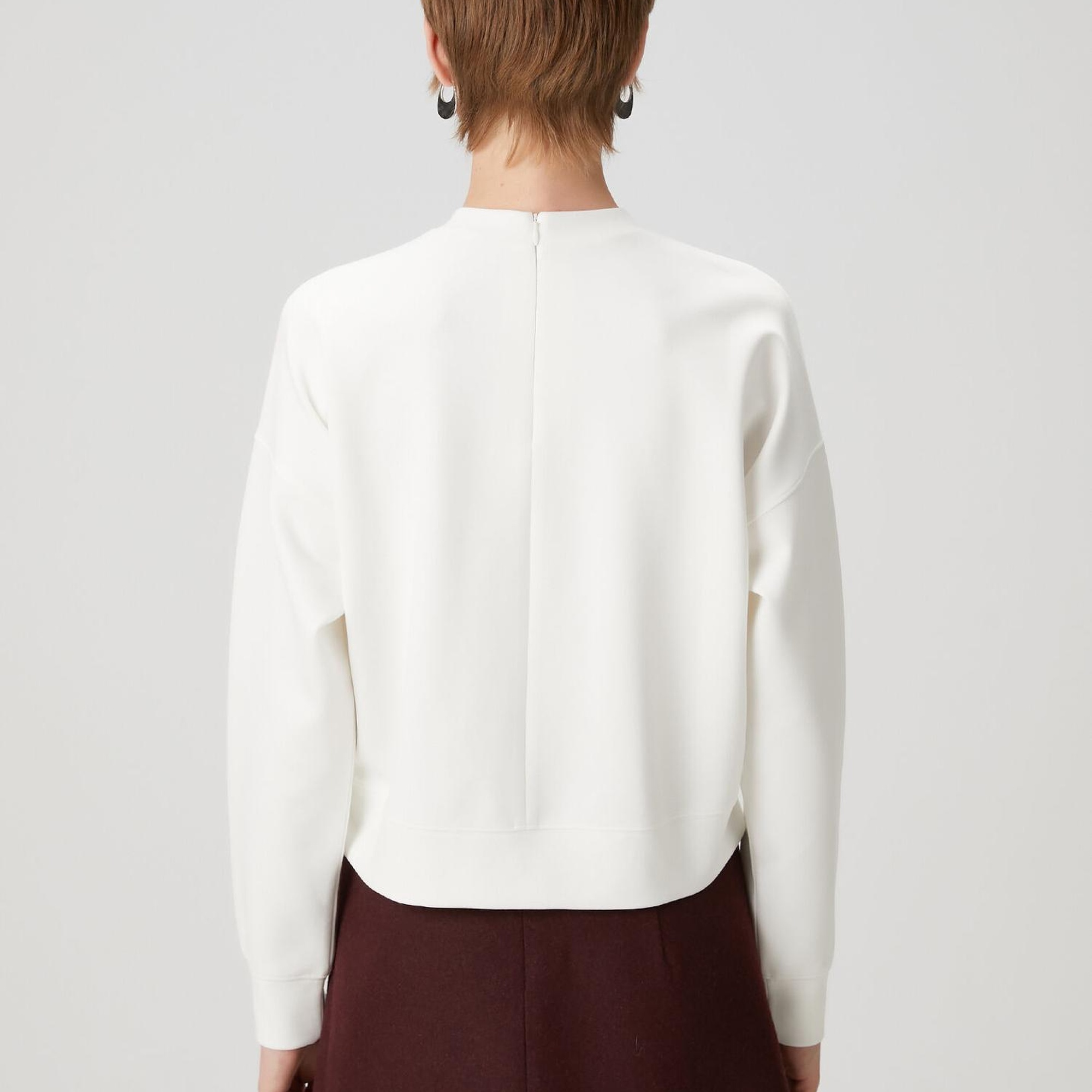 Beymen Club Kadın Ekru Logo Detaylı Sweatshirt