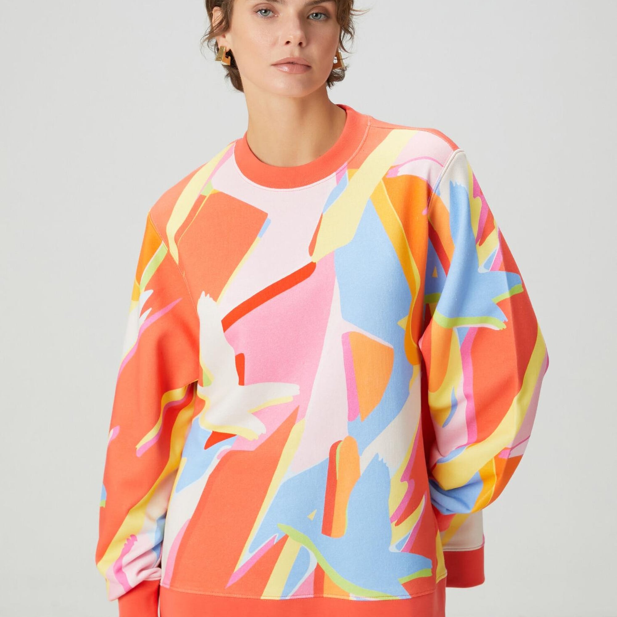 Beymen Club Kadın Çok Renkli Kuş Desenli Sweatshirt