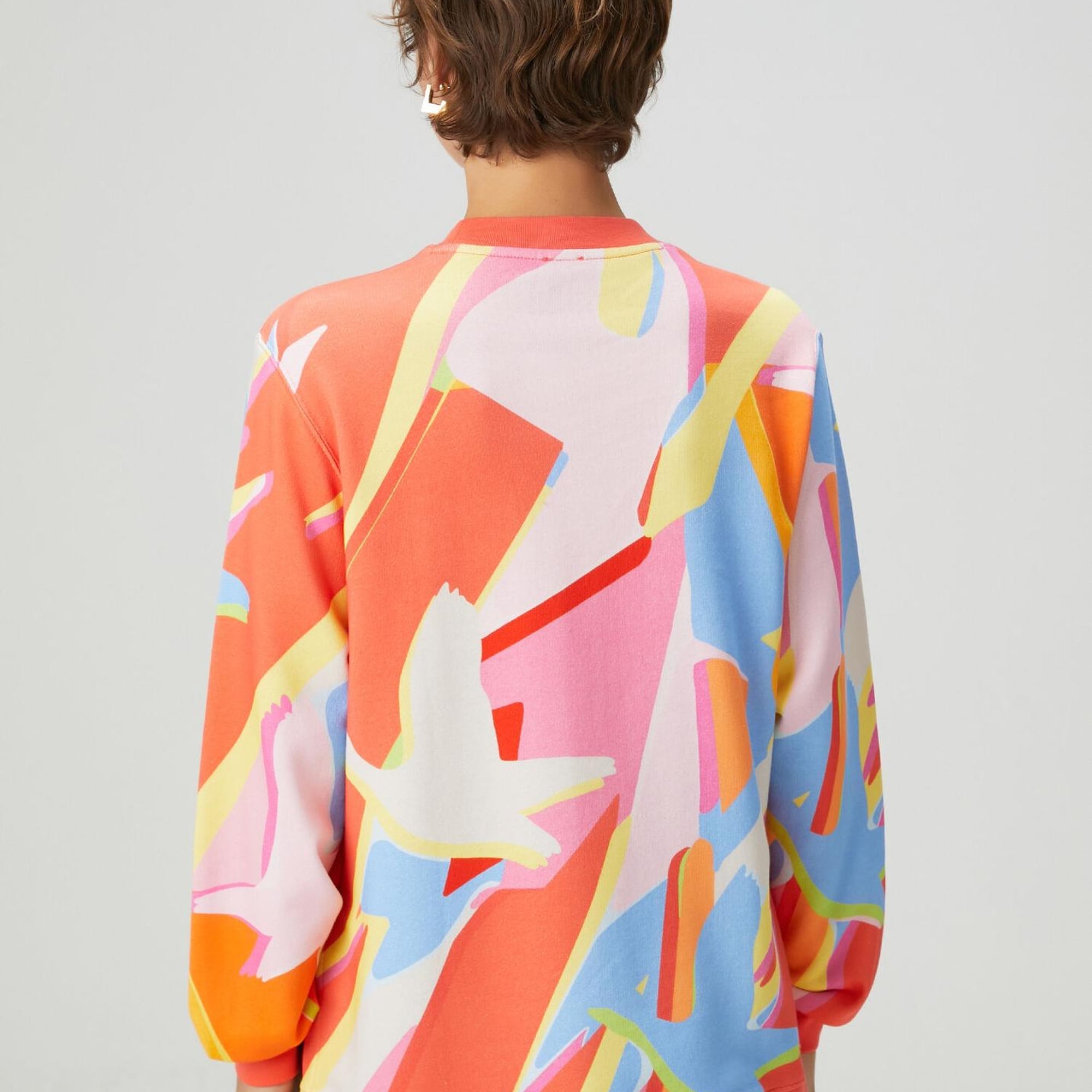 Beymen Club Kadın Çok Renkli Kuş Desenli Sweatshirt