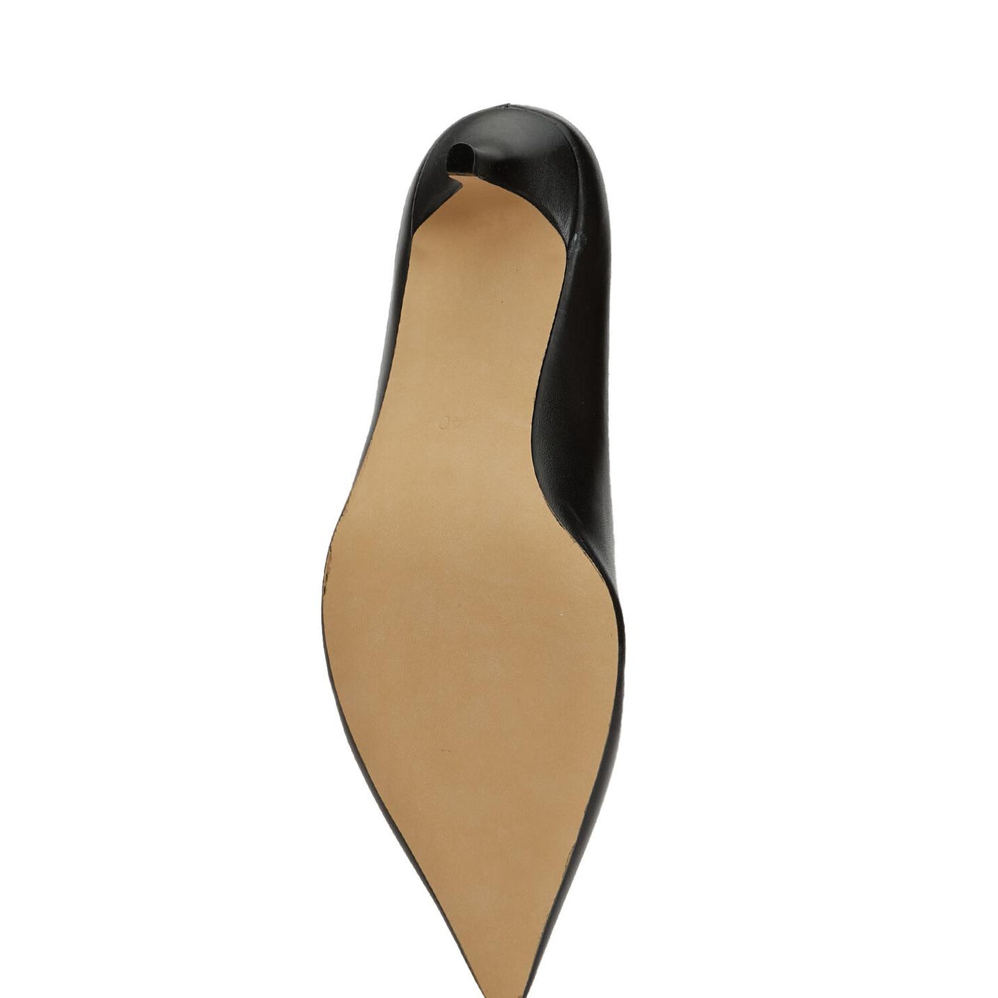 Beymen Club Kadın Siyah Deri Topuklu Ayakkabı