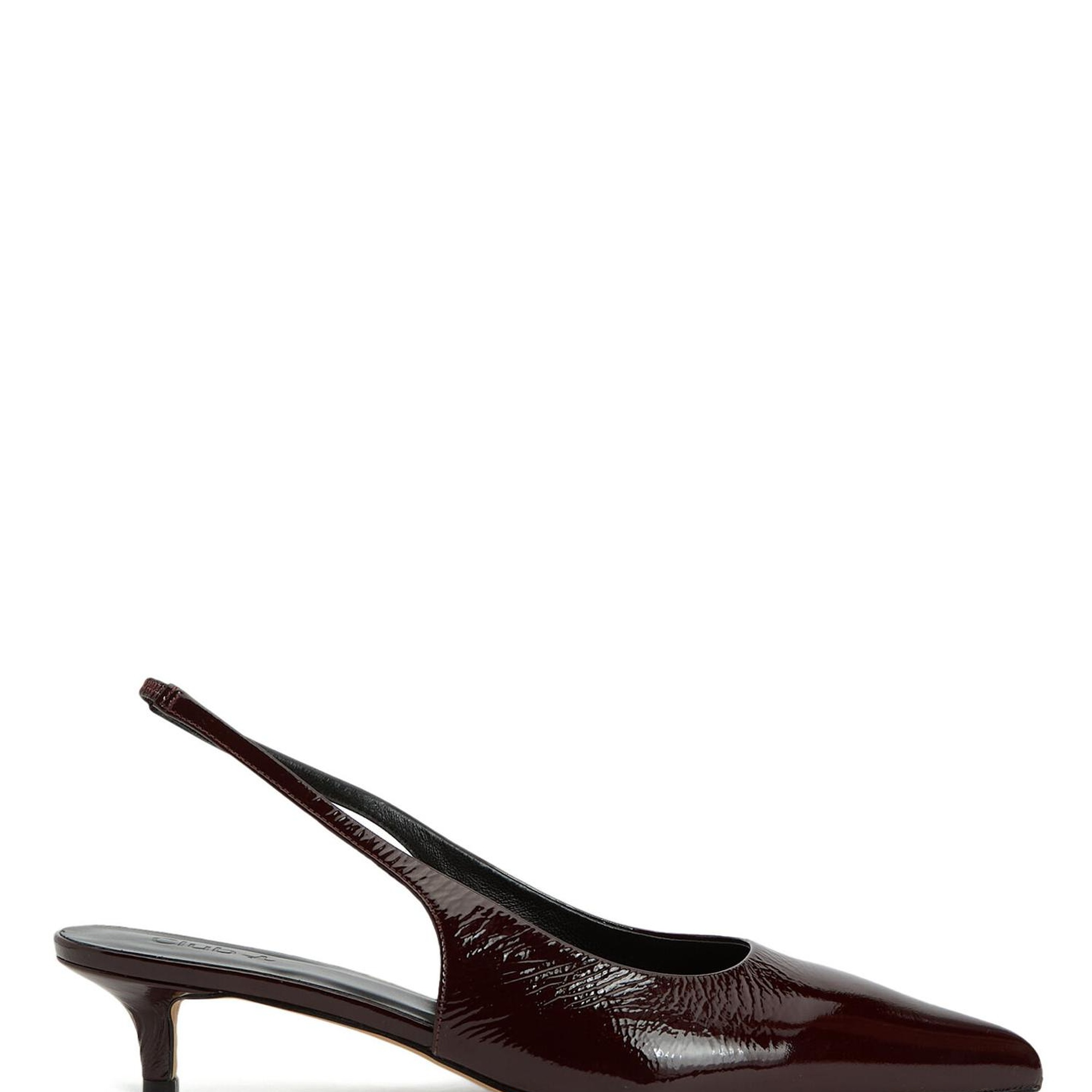 Beymen Club Kadın Bordo Deri Topuklu Ayakkabı