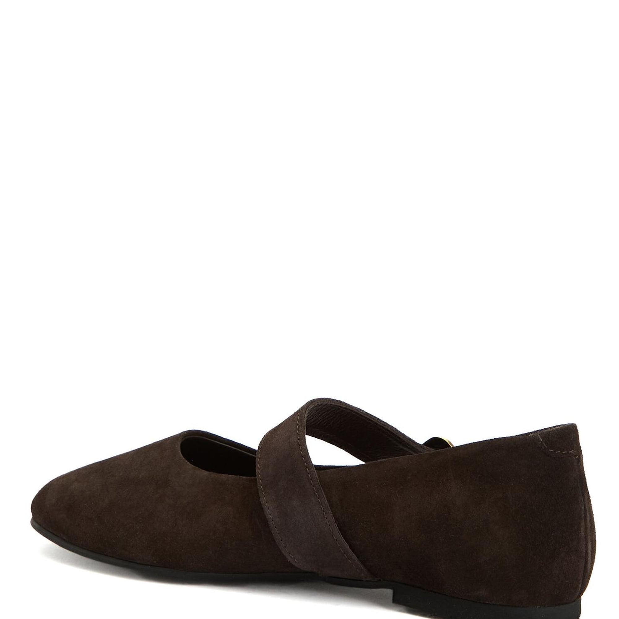 Beymen Club Kadın Kahverengi Antik Tokalı Süet Babet