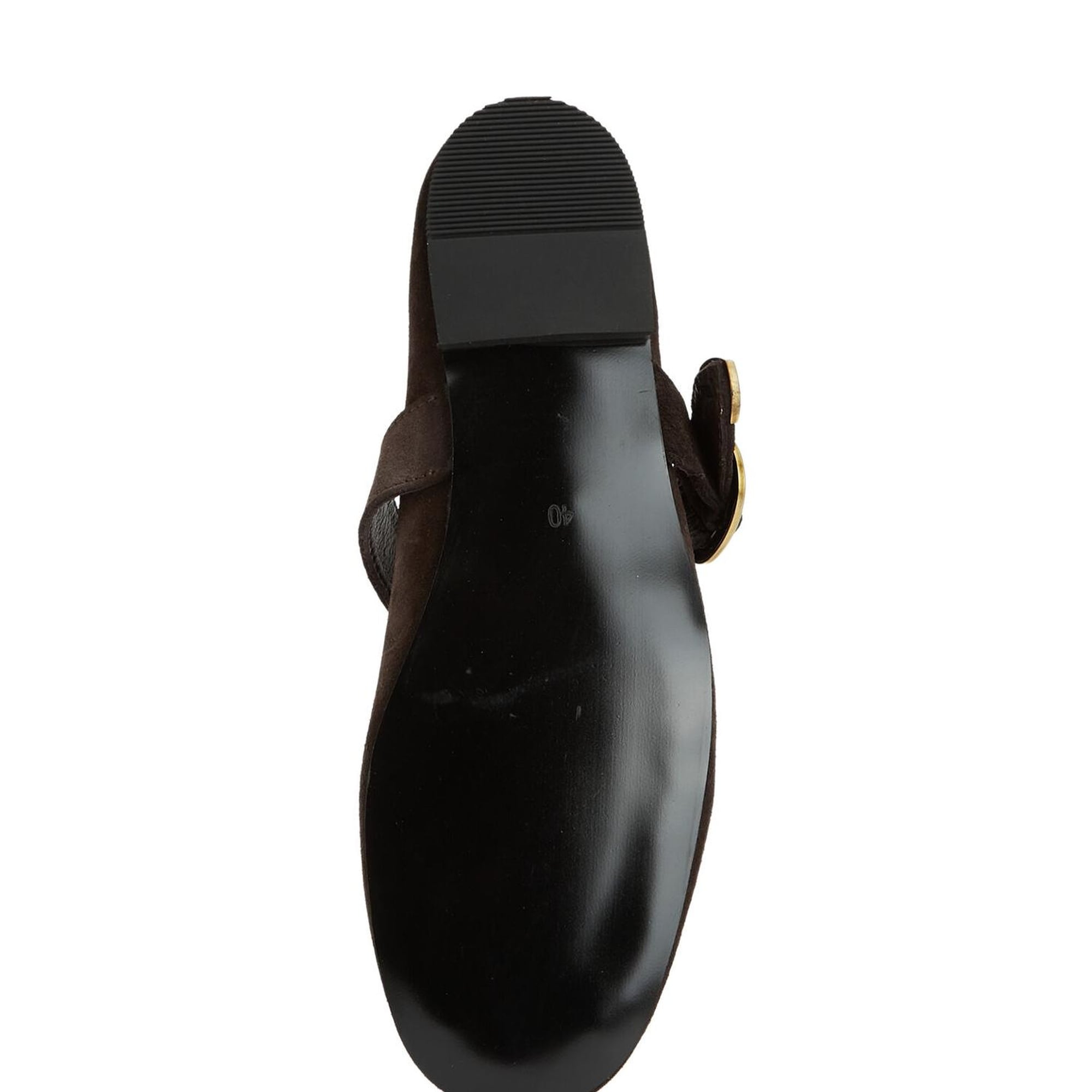 Beymen Club Kadın Kahverengi Antik Tokalı Süet Babet