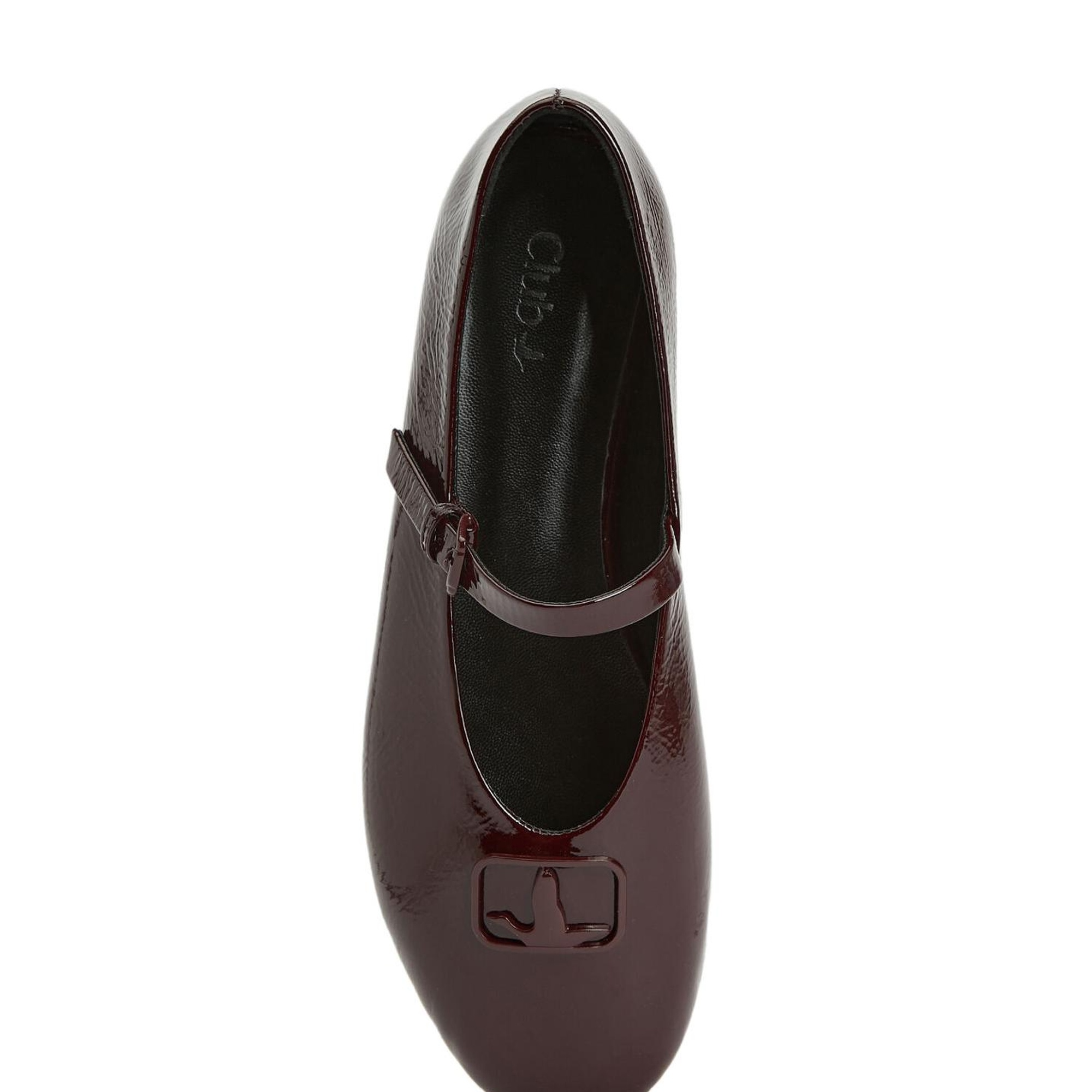 Beymen Club Kadın Bordo Kaz Logolu Rugan Babet