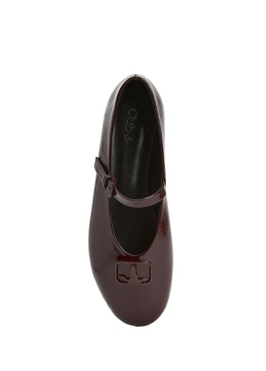  Beymen Club Kadın Bordo Kaz Logolu Rugan Babet