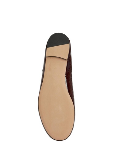  Beymen Club Kadın Bordo Kaz Logolu Rugan Babet