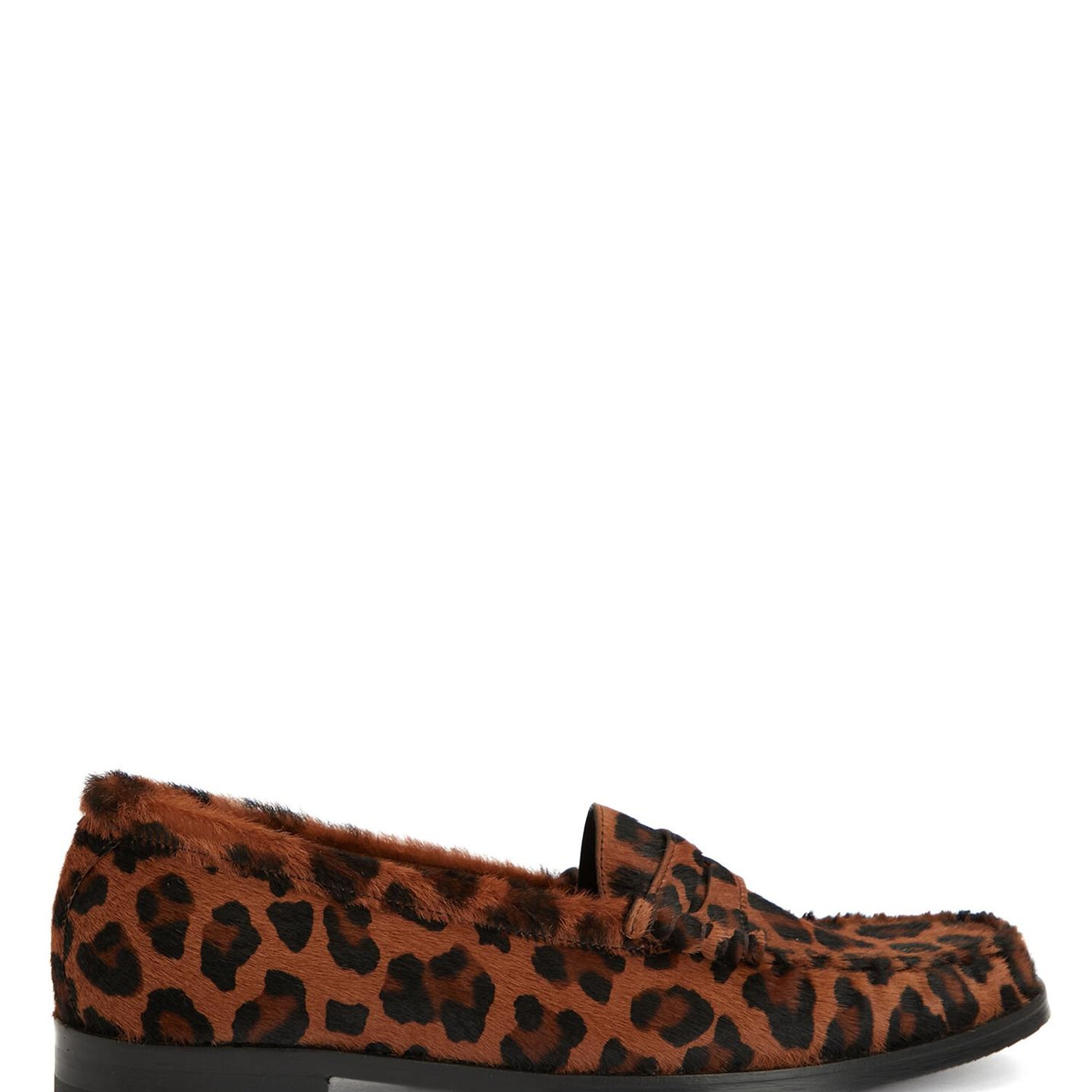 Beymen Club Kadın Leopar Desenli Deri Loafer