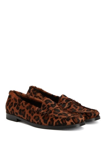  Beymen Club Kadın Leopar Desenli Deri Loafer
