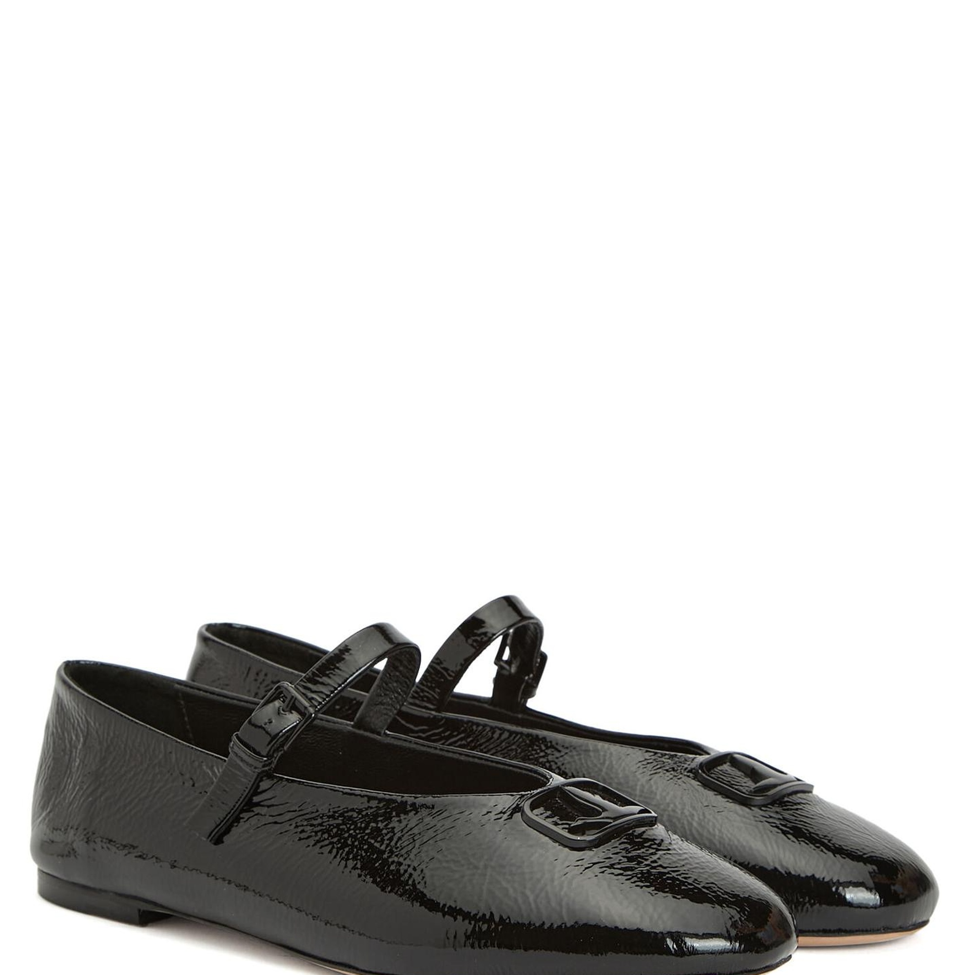 Beymen Club Kadın Siyah Kaz Logolu Rugan Babet