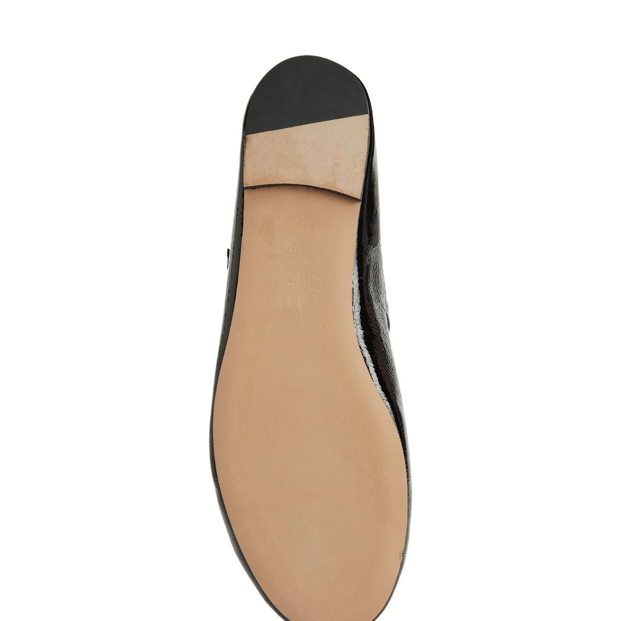 Beymen Club Kadın Siyah Kaz Logolu Rugan Babet