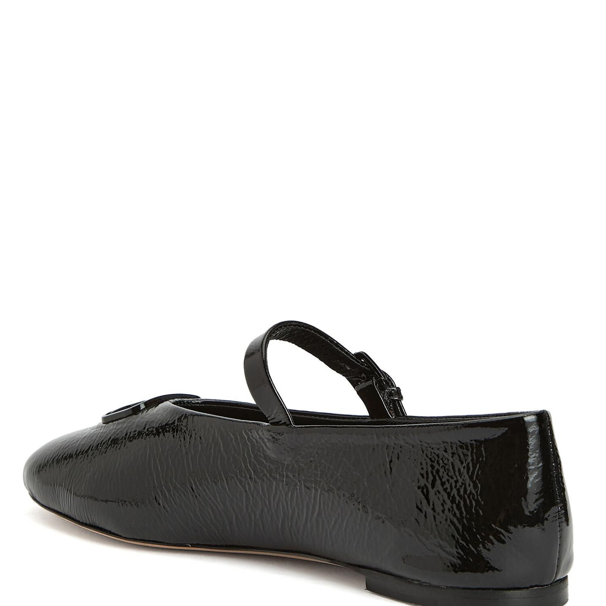 Beymen Club Kadın Siyah Kaz Logolu Rugan Babet