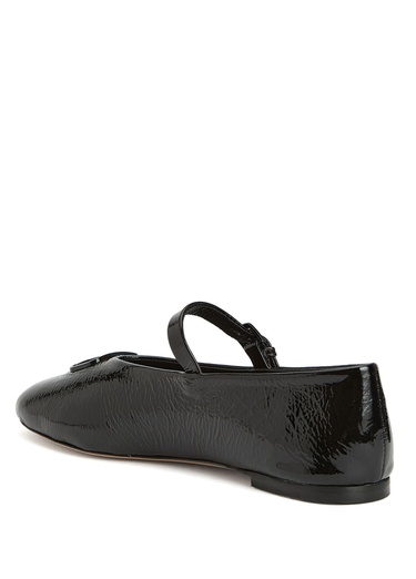  Beymen Club Kadın Siyah Kaz Logolu Rugan Babet