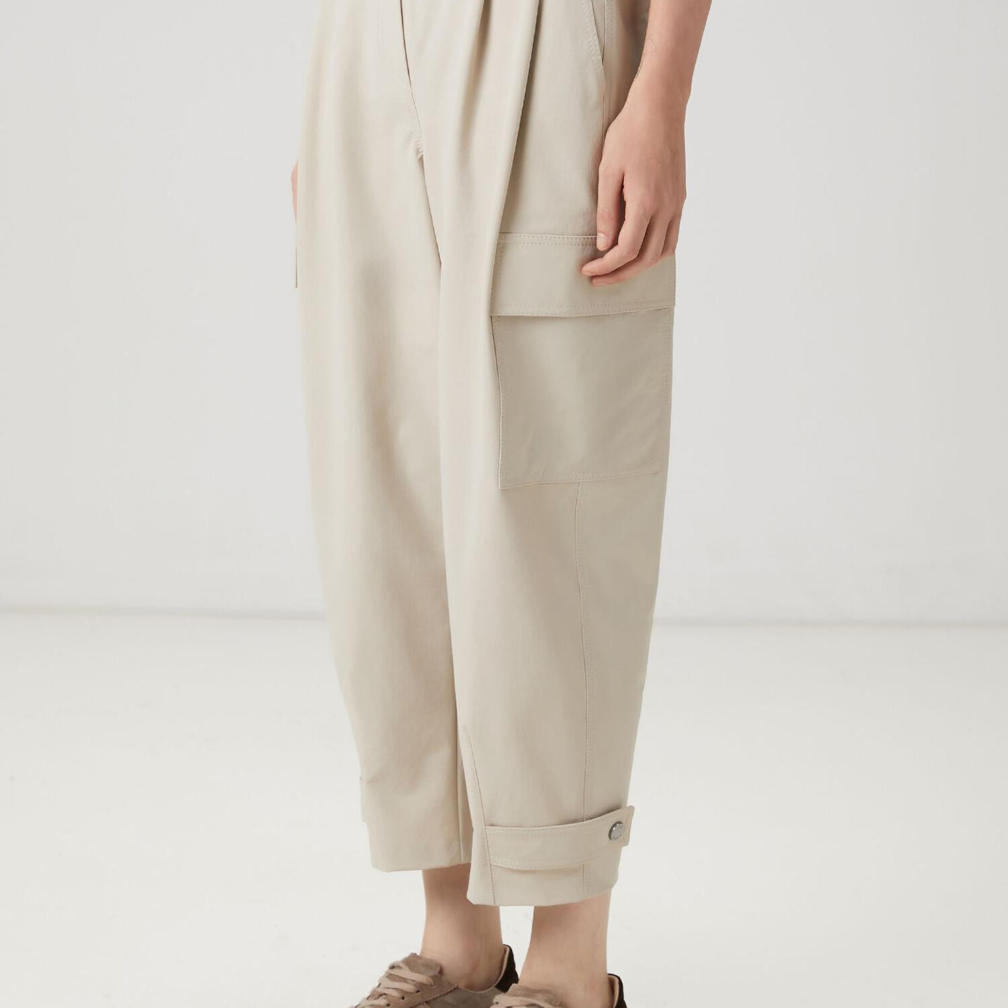 Beymen Club Kadın Bej Pileli Pantolon