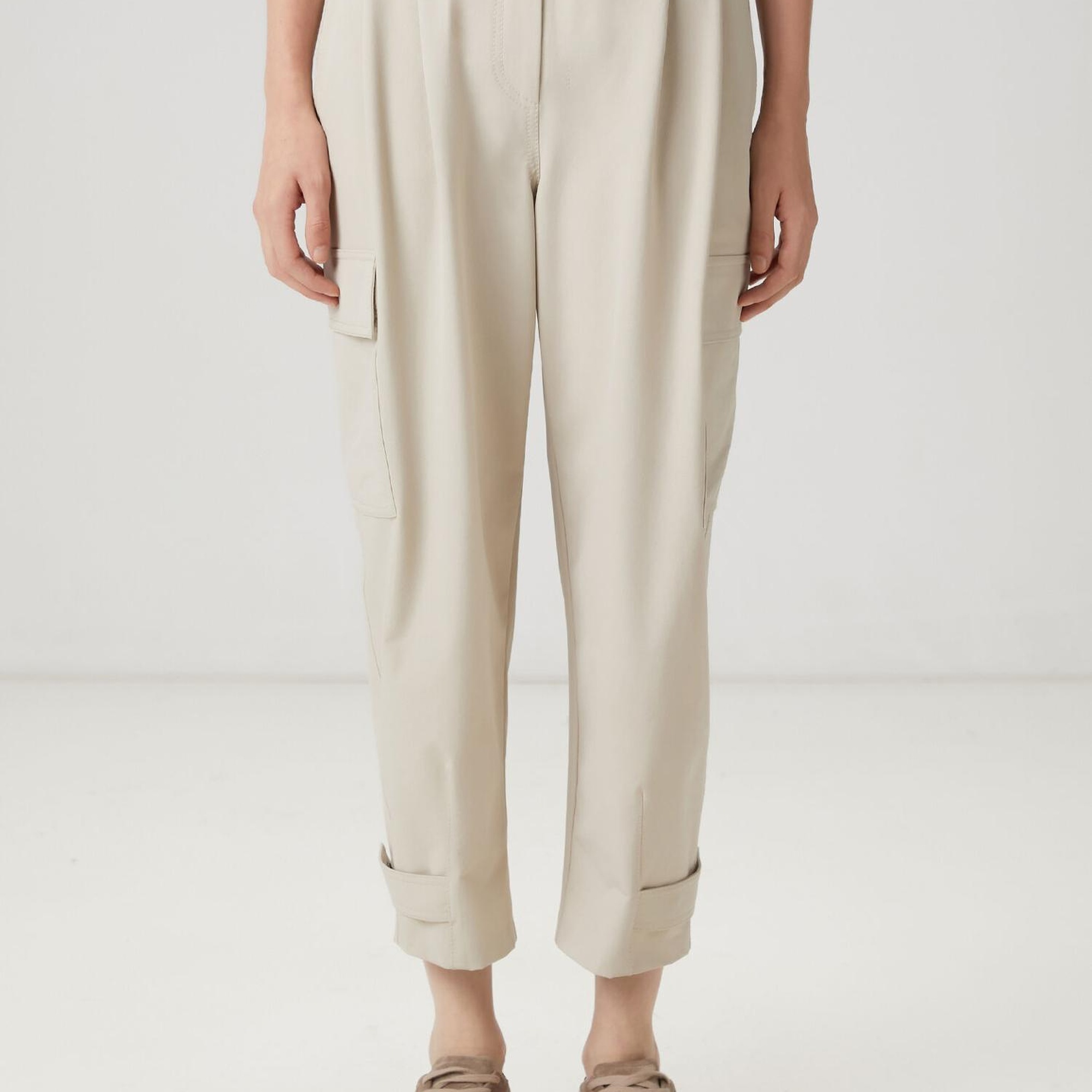 Beymen Club Kadın Bej Pileli Pantolon