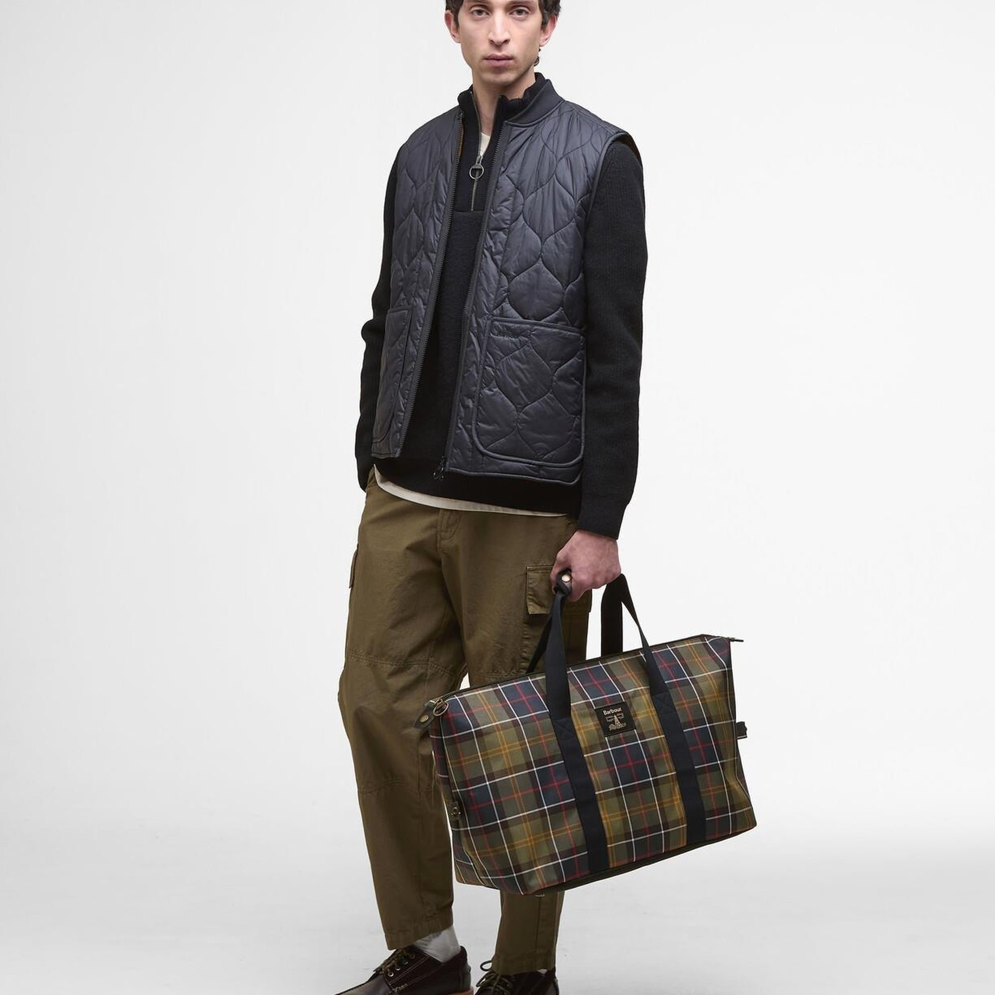 Barbour Torridon Tartan Carry Kol Çanta