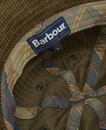  Barbour Westdale Cord Bucket Şapka