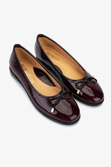  Valmenti Kadın Hakiki Deri Bordo Casual Ayakkabı