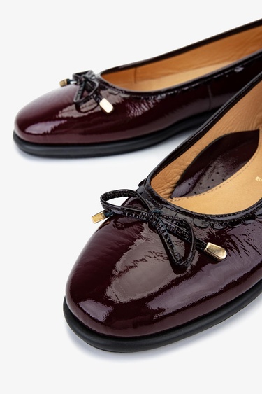  Valmenti Kadın Hakiki Deri Bordo Casual Ayakkabı