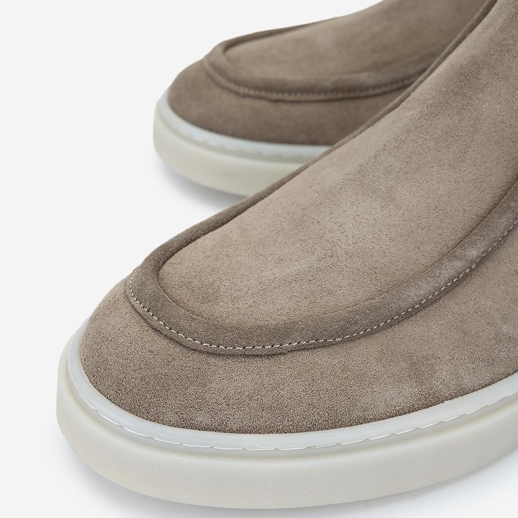 Valmenti Erkek Hakiki Deri Vizon Süet Casual Bot