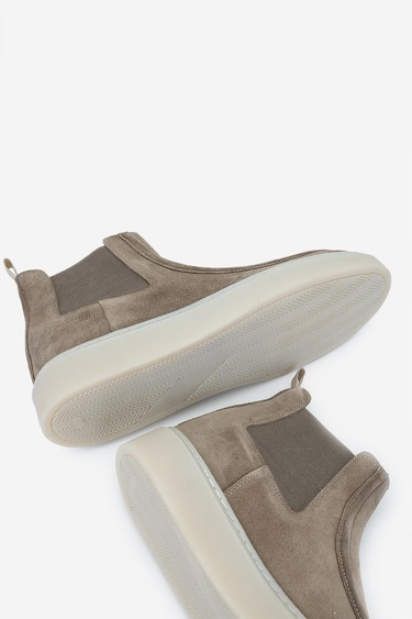  Valmenti Erkek Hakiki Deri Vizon Süet Casual Bot