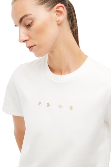  %100 Pamuk Ekru Tişört