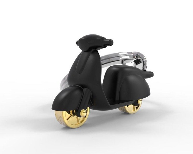  Metalmorphose Scooter Anahtarlık Siyah