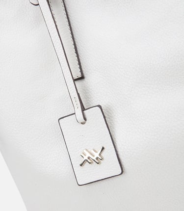  Kadın Deri Ekru Tote Çanta