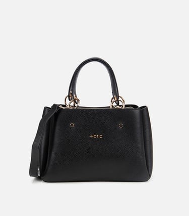  Kadın Deri Siyah Omuz Çantası