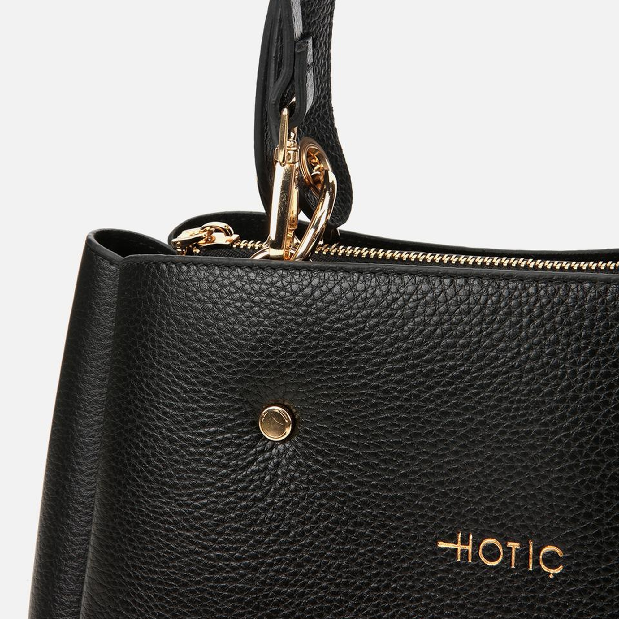 Kadın Deri Siyah Omuz Çantası