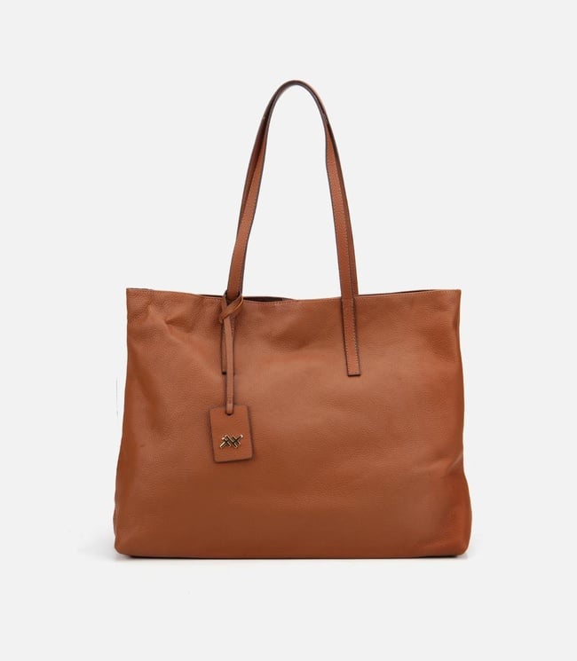  Kadın Deri Taba Tote Çanta