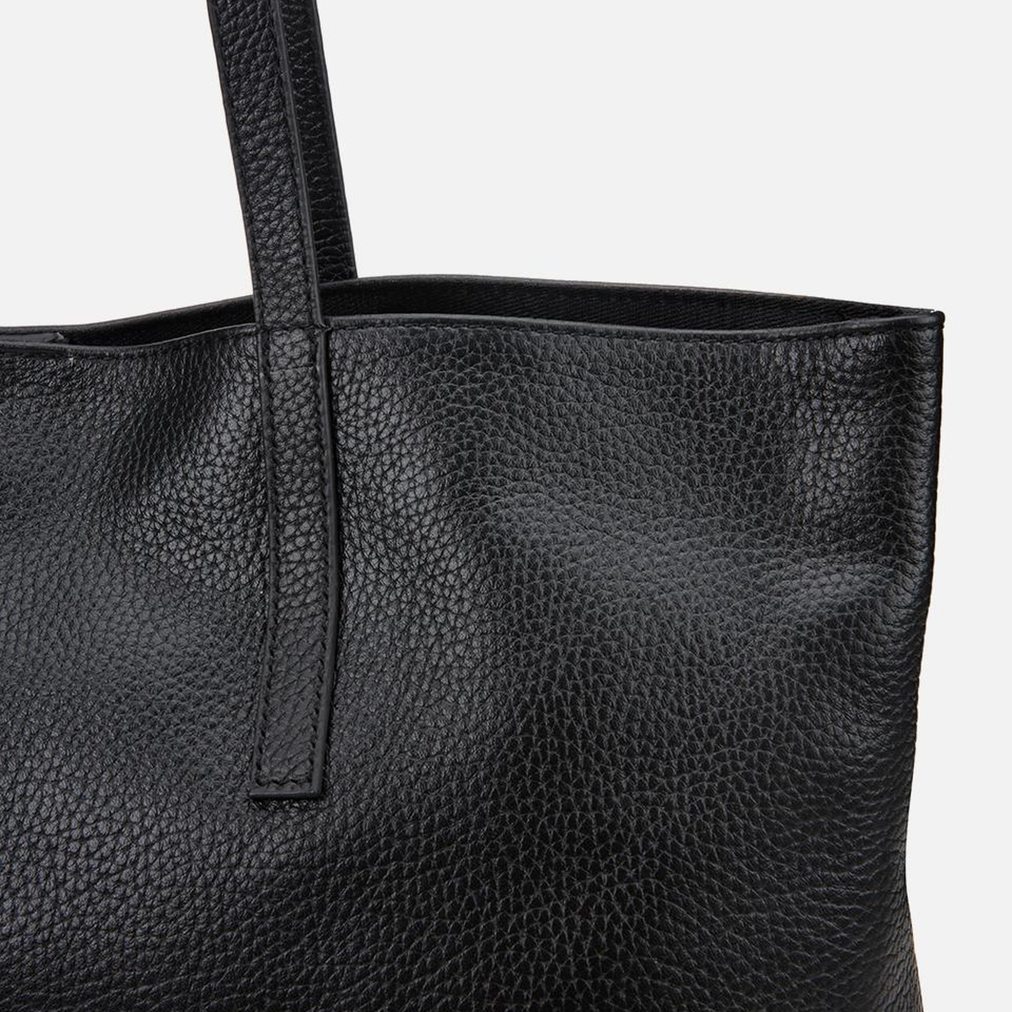 Kadın Deri Siyah Tote Çanta