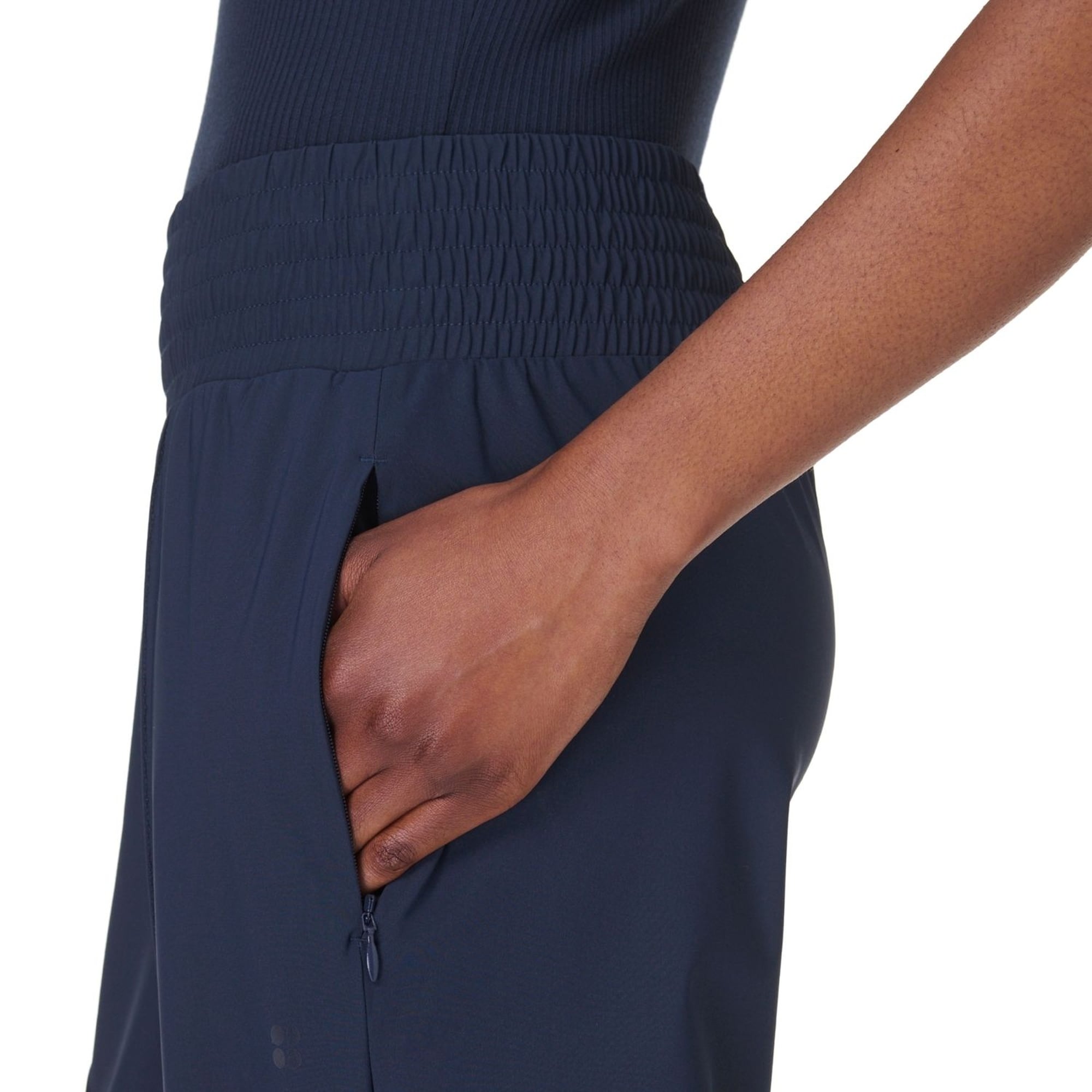 Sweaty Betty Explorer Wide Leg Track Pant Kadın Mavi Pantolon